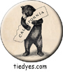 California Huggin' Bear Pin-Back Button