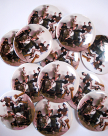 Custom Buttons - Shout Out Louds 2.25 inch White Custom Buttons