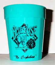 Green Blue Rose Cafe Cup