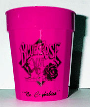 Pink Blue Rose Cafe Cup