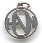 HANSON LOGO PENDANT fashioned by James Avery pendant detail