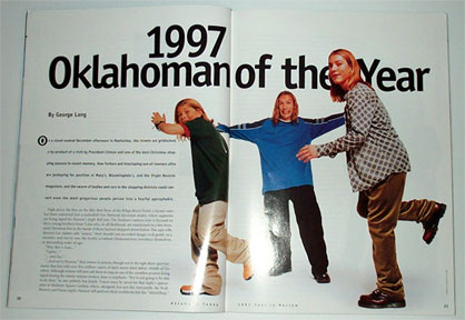 Hanson 1997 Oklahoman of the Year