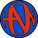Blue/Red Hanson Logo Button