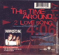 This Time Around CD Single Back w/ Love Song
