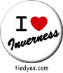 I Heart Inverness Button, I Heart Inverness Pin-Back Badge, I Heart Inverness Pin