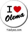 I Heart Olema Button, I Heart Olema Pin-Back Badge, I Heart Olema Pin