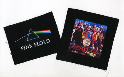 Pink Floyd Patch and Sgt. Peppers Patch from Tiedyes.com