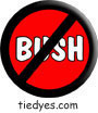 Bush Slash Button (Badge, Pin) from Tara Thralls' Tie Dye Designs