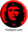 Che Guevara Button (Badge, Pin) from Tara Thralls' Tie Dye Designs