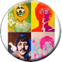 Fab Four Pop Art Music Button Pin-Badge