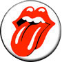 Rolling Stones Tongue Music Pin-Badge Button