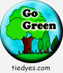Go Green Environmental Global Warming Democratic Political Pin-Back Button