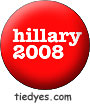 Hillary Clinton 2008 Democratic Political Button Pin Badge