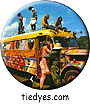 Woodstock Hippie Bus Groovy Hippy Pin Badge Button