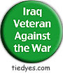Iraq Veteran Against the War Liberal Democratic Political Button (Badge, Pin) 