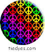 Mini Peace Signs Political Button (Badge, Pin)