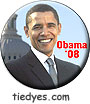 Barack Obama at Capital Democratic Political Button Pin Badge