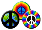 Peace Buttons