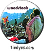 Woodstock Couple Groovy Hippy Pin Badge Button