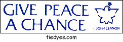 Give Peace A Chance White Anti-Bush Anti-War Peace Political Bumper Sticker