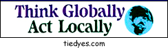 Think Globally, Act Locally Ecological Bumper Sticker