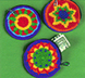 Round Crocheted Zipper Purses