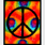 Tie Dyed Peace Tapestry
